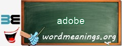 WordMeaning blackboard for adobe